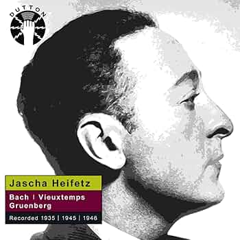 輸入CD Jascha Heifetz Jascha Heifetz Plays Bach, Vieuxtemps &amp;amp; Gruenberg CDVS1919  /00110 Jascha Heifetz Plays J.S. Bach - Amazon.com Music